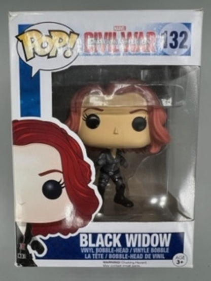 #132 Black Widow - Marvel Captain America Civil War Box Damaged Funko POP