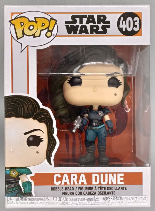 #403 Cara Dune (Marshal) - Star Wars The Mandalorian Box Damaged Funko POP