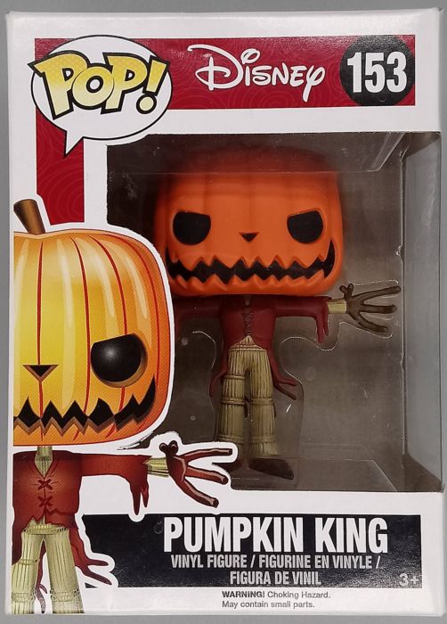 153 Pumpkin King Disney The Nightmare Before Christmas Funko POP - Box Damaged
