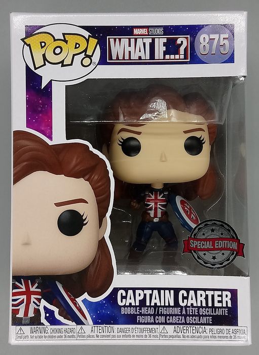 #875 Captain Carter (Action Pose) - Marvel What If..? Funko POP
