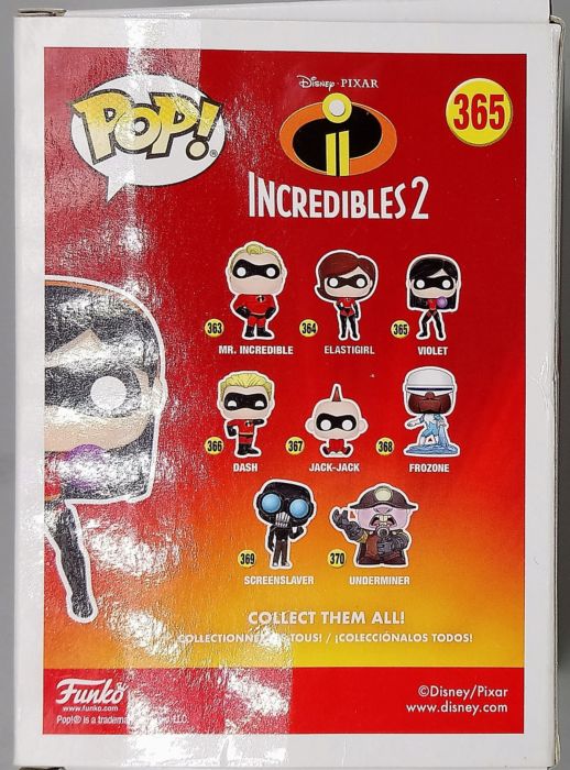 #365 Violet - Disney Incredibles 2 - Box Damaged Funko POP