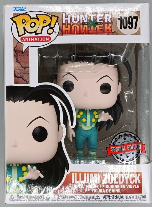 1097 Illumi Zoldyck - Hunter x Hunter - Box Damaged Funko POP