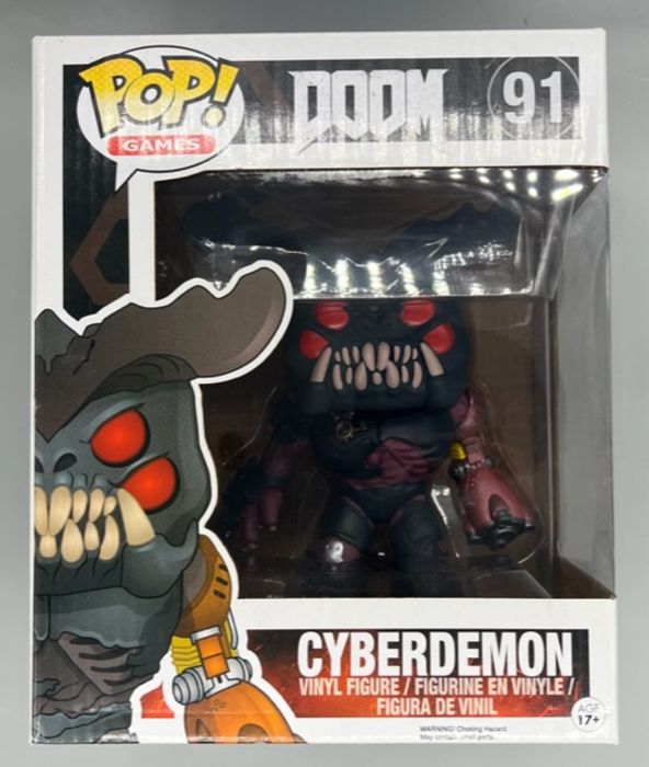 #91 Cyberdemon - 6 Inch - DOOM - Box Damaged Funko POP