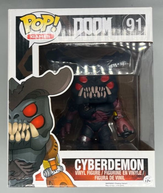 #91 Cyberdemon - 6 Inch - DOOM - Box Damaged Funko POP