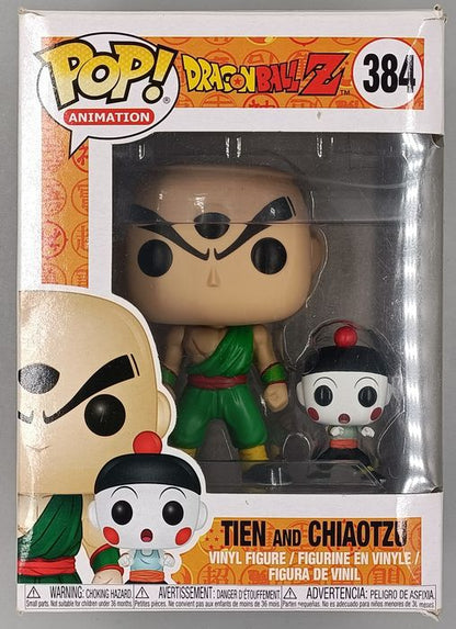384 Tien and Chiaotzu - Dragon Ball Z - Box Damaged Funko POP