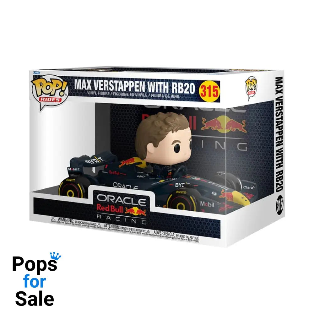 Formula 1 POP! Rides Super Deluxe Vinyl Figure RB- Verstappen w/RB20 15 cm