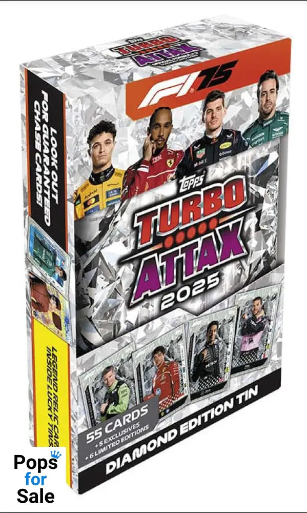Formula 1 Turbo Attax TCG 2025 F1 Mega Tin Diamond Edition *German Version* Trading cards