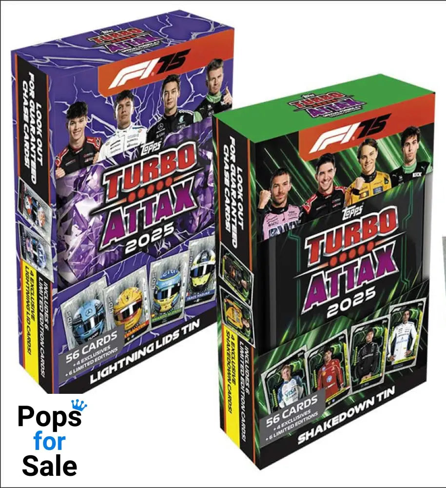 Formula 1 Turbo Attax TCG 2025 F1 Mega Tin Display (6) *German Version* Trading cards