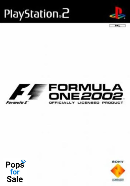 Formula One 2002 for Playstation 2 (PS2) - [No Manual]