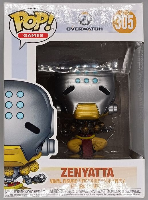 #305 Zenyatta - Overwatch - Box Damaged Funko POP