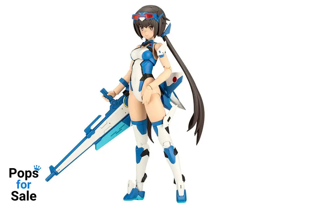 Frame Arms Girl Plastic Model Kit Stylet Swimsuit Blue Impulse Color Ver. 16 cm