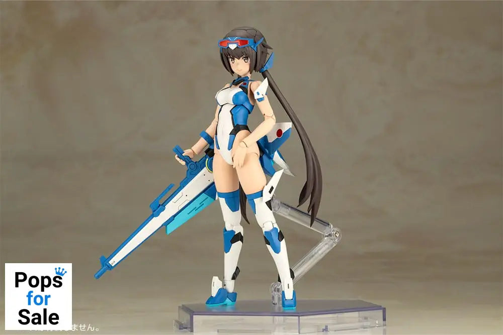 Frame Arms Girl Plastic Model Kit Stylet Swimsuit Blue Impulse Color Ver. 16 cm