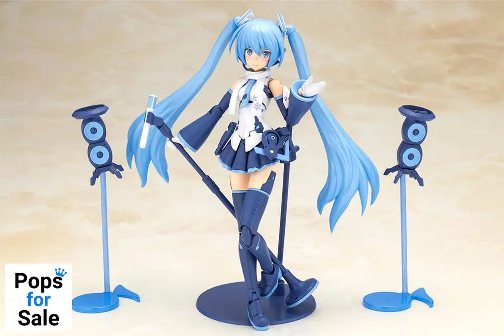 Frame Arms Girl x Hatsune Miku Plastic Model Kit Frame Music Girl Snow Miku Another Color Ver. 15 cm