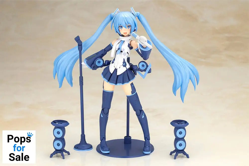 Frame Arms Girl x Hatsune Miku Plastic Model Kit Frame Music Girl Snow Miku Another Color Ver. 15 cm