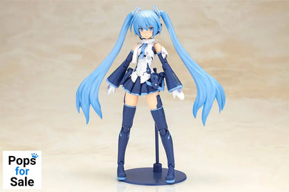 Frame Arms Girl x Hatsune Miku Plastic Model Kit Frame Music Girl Snow Miku Another Color Ver. 15 cm