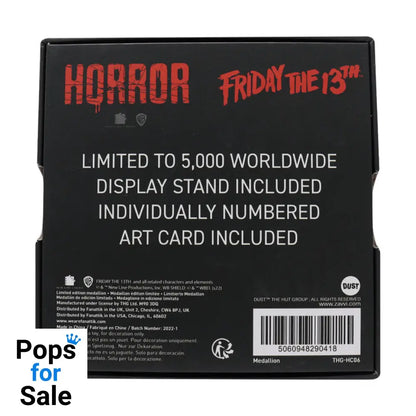 Friday the 13th Limited Edition Medallion Medallion