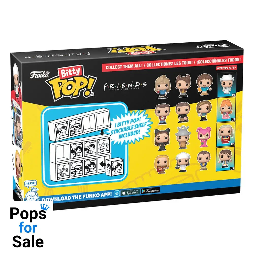 Friends Bitty POP! Vinyl Figure 4-Pack Joey 2,5 cm