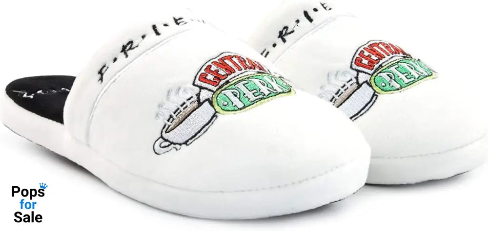 Friends: Central Perk White Ladies Mule Slippers UK 5-7