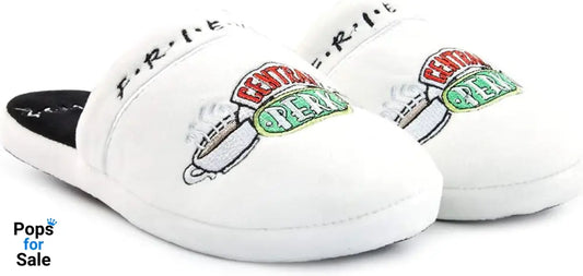 Friends: Central Perk White Ladies Mule Slippers UK 5-7