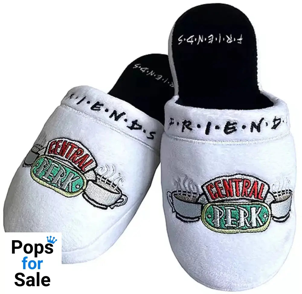 Friends: Central Perk White Ladies Mule Slippers UK 5-7
