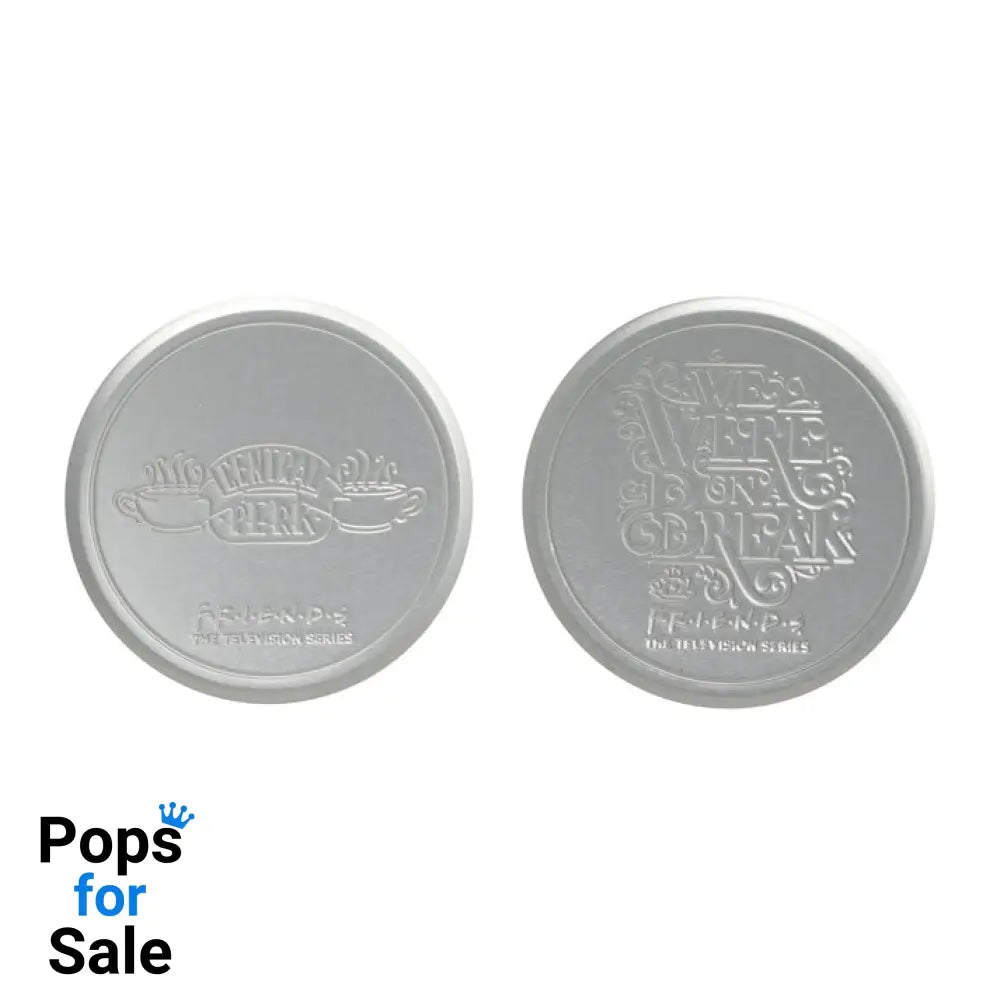 Friends Set of 4 Embossed Metal Coasters Coasters