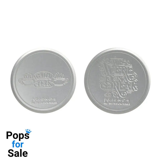 Friends Set of 4 Embossed Metal Coasters Coasters