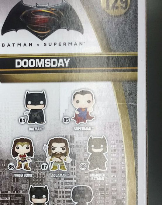 #129 Doomsday - 6 Inch - Batman VS Superman - Box Damaged Funko POP