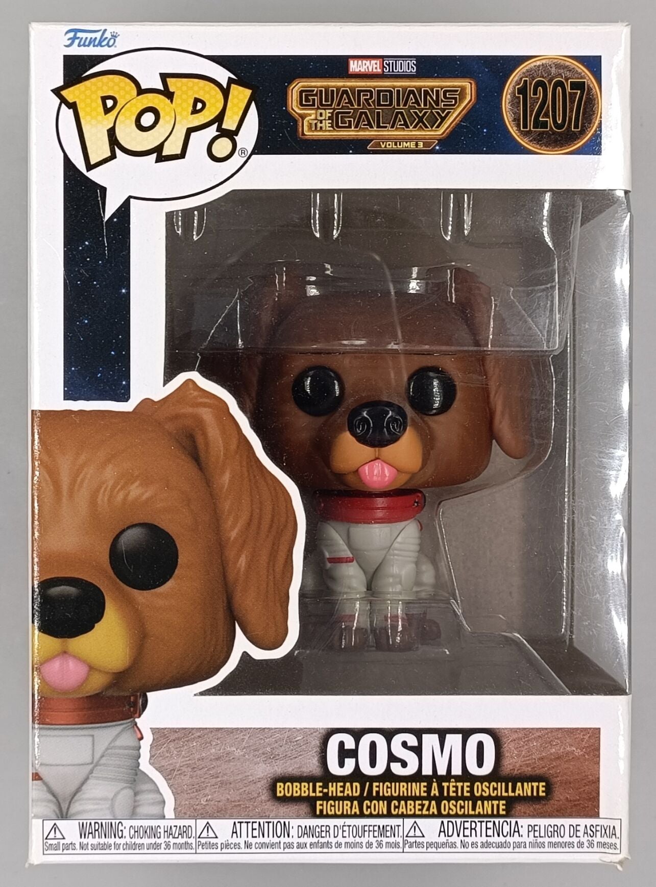 1207 Cosmo - Marvel - Guardians of the Galaxy Vol. 3 Funko POP - Box Damaged