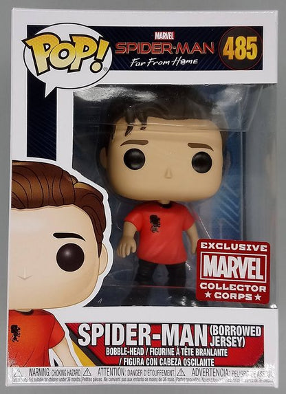#485 Spider-Man (Borrowed Jersey) - Marvel Far From Home Funko POP