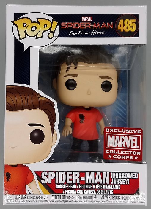 #485 Spider-Man (Borrowed Jersey) - Marvel Far From Home Funko POP