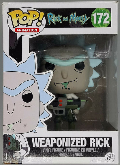 #172 Weaponized Rick - Rick and Morty - Box Damaged Funko POP