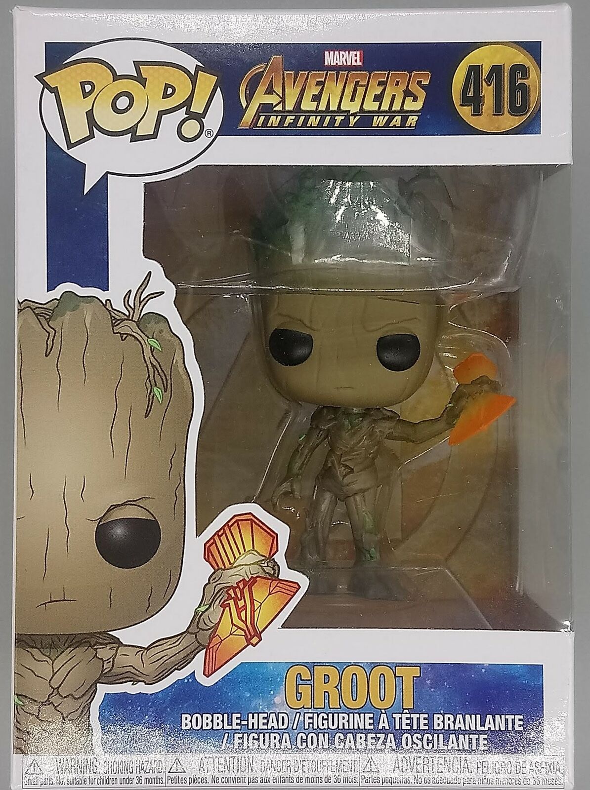 #416 Groot (Stormbreaker) Marvel Avengers Infinity War Funko POP