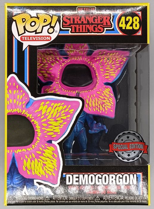 #428 Demogorgon Blacklight - Stranger Things - Box Damaged Funko POP