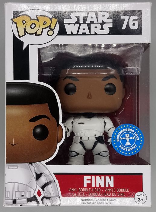 #76 Finn (Stormtrooper) Star Wars The Force Awakens Box Damaged Funko POP