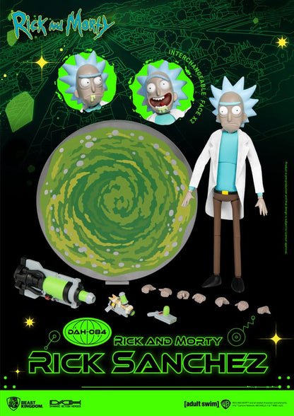 Rick and Morty Dynamic 8ction Heroes Action Figure 1/9 Rick Sanchez 23 cm - [NEW]