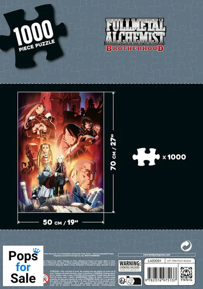 Fullmetal Alchemist: Brotherhood Puzzle Characters (1000 pieces)