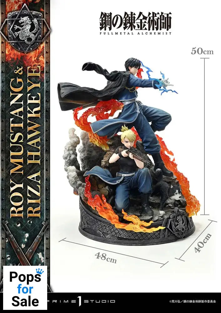 Fullmetal Alchemist Concept Masterline Statue 1/6 Roy Mustang & Riza Hawkeye Deluxe Bonus Version 50 cm
