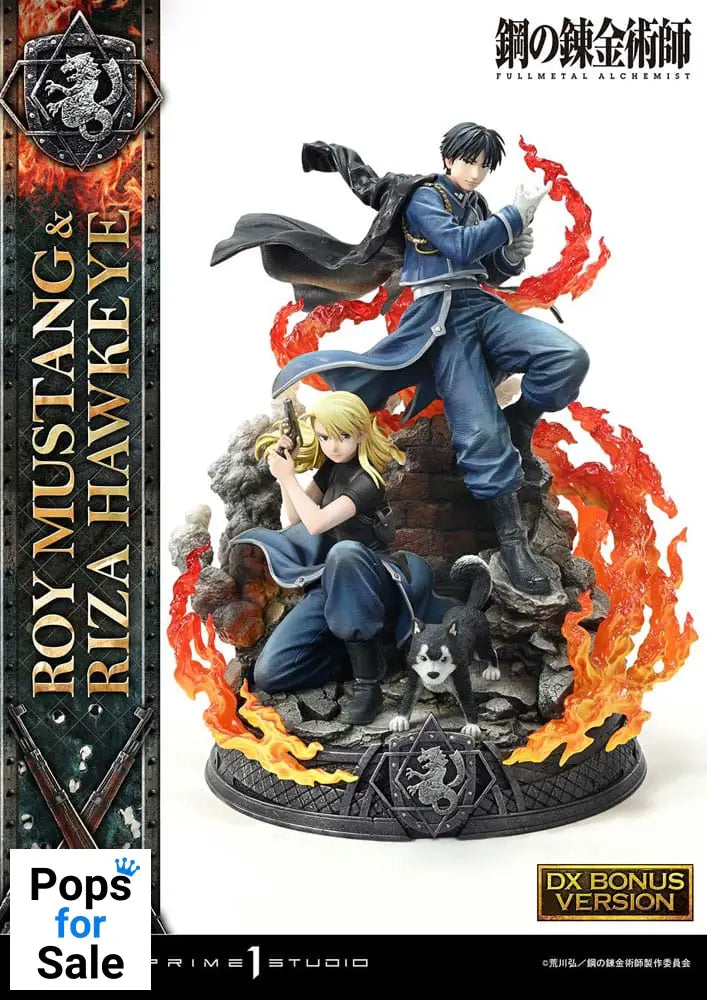 Fullmetal Alchemist Concept Masterline Statue 1/6 Roy Mustang & Riza Hawkeye Deluxe Bonus Version 50 cm