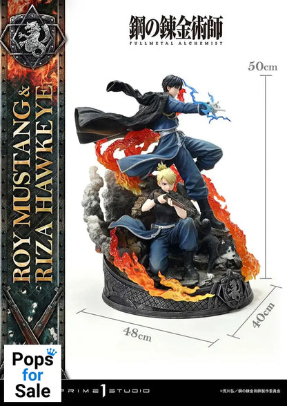 Fullmetal Alchemist Concept Masterline Statue 1/6 Roy Mustang & Riza Hawkeye Deluxe Version 50 cm Statues