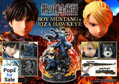 Fullmetal Alchemist Concept Masterline Statue 1/6 Roy Mustang & Riza Hawkeye Deluxe Version 50 cm