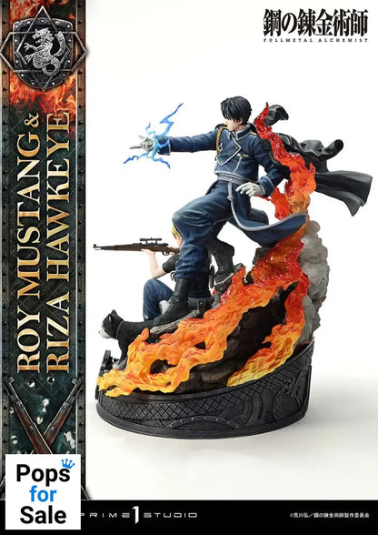 Fullmetal Alchemist Concept Masterline Statue 1/6 Roy Mustang & Riza Hawkeye Regular Version 50 cm Statues