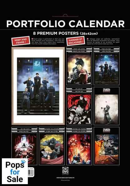 Fullmetal Alchemist Portfolio Calendar 2025 *English Version*