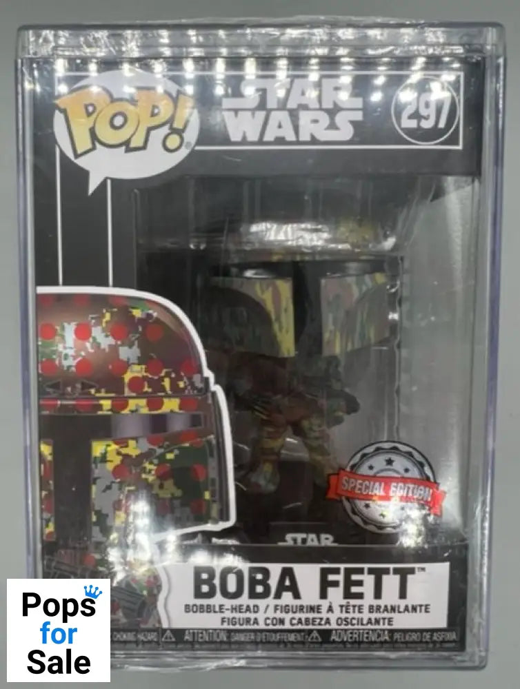 Funko 44808 Pop! Star Wars: Boba Fett (Futura Artist Series Special Edition) #297 Funko POP