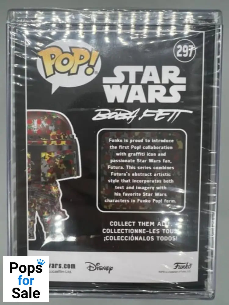 Funko 44808 Pop! Star Wars: Boba Fett (Futura Artist Series Special Edition) #297 Funko POP