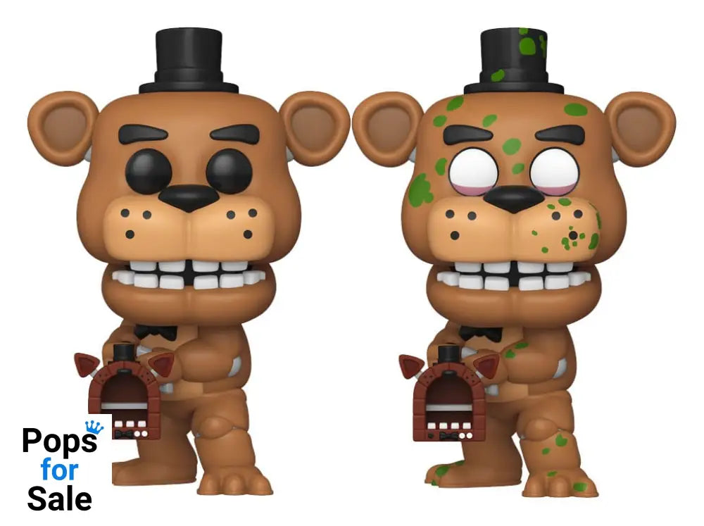 Funko Fusion POP! Games Vinyl Figures Freddy Fazbear with Pizza Launcher w/CH 9 cm Assortment (6)
