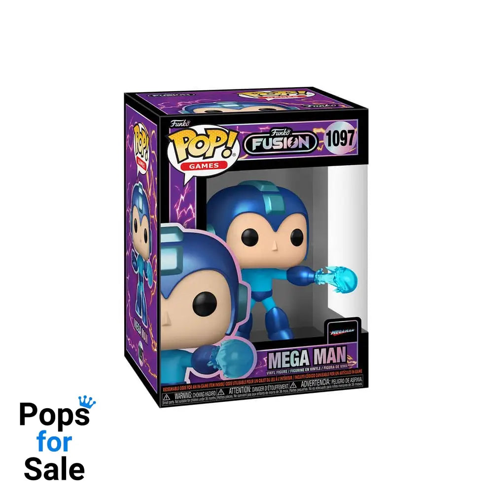 Funko Fusion POP! Games Vinyl Figures Mega Man w/CH 9 cm Assortment (6)