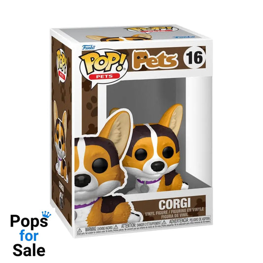 Funko-Legacy POP! Pets Vinyl Figure Corgi 9 cm