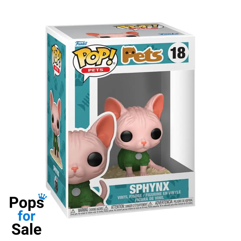 Funko-Legacy POP! Pets Vinyl Figure Sphinx Cat 9 cm