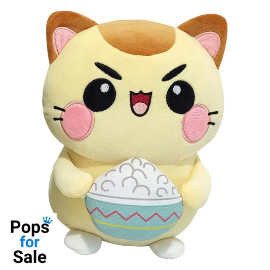 Funny Cat Plush Figure Cat with Rice 25 cm