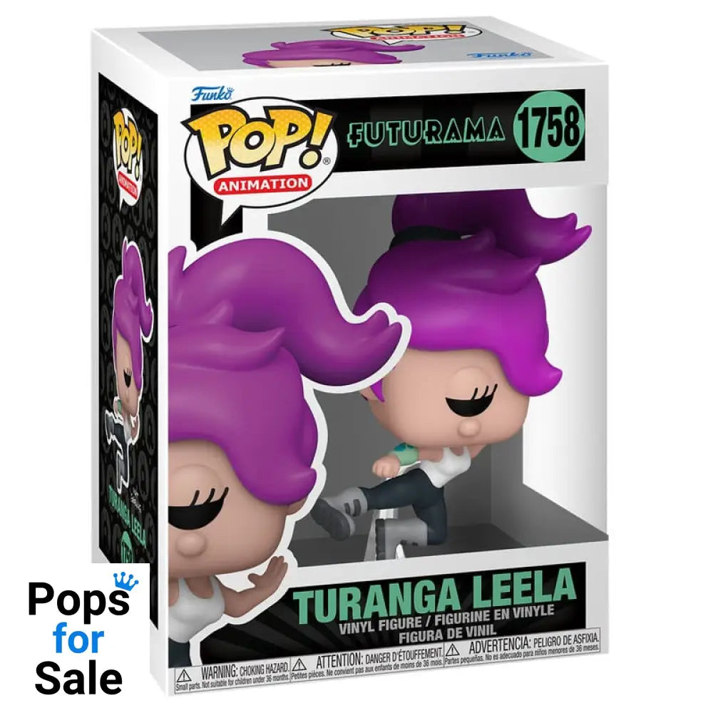 Futurama Pop! Animation Vinyl Figure Turanga Leela 9 cm